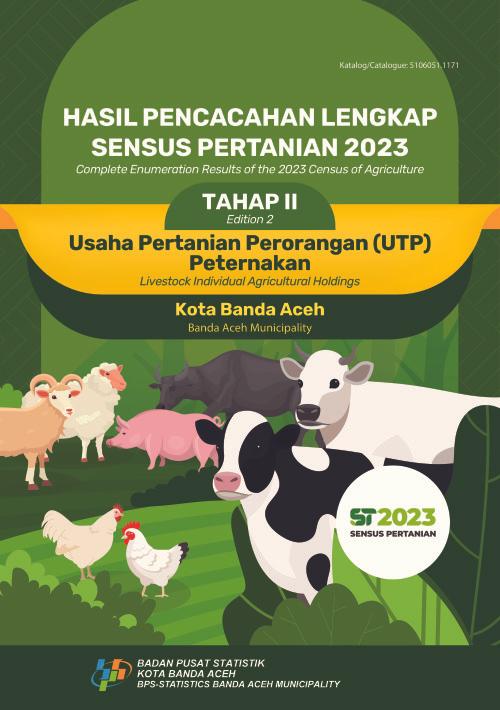 Hasil Pencacahan Lengkap Sensus Pertanian 2023 - Tahap II : Usaha Pertanian Perorangan (UTP) Peternakan Kota Banda Aceh